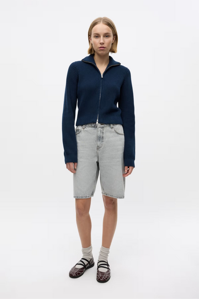 Endank Long Shorts 7220 - Light Grey Bleach - Envii-2