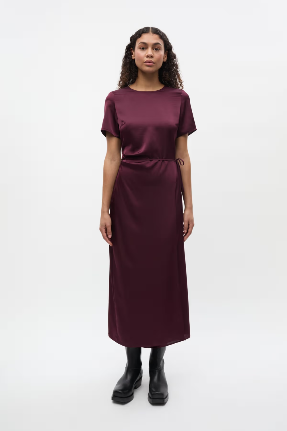 Enelena SS Dress 7241 - Fig - Envii-1