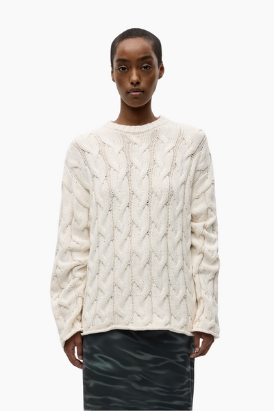 Enfiona LS O-N Knit 5190 - Oatmeal Speckle - Envii-1