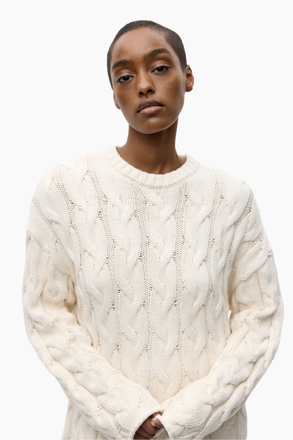 Enfiona LS O-N Knit 5190 - Oatmeal Speckle - Envii-4