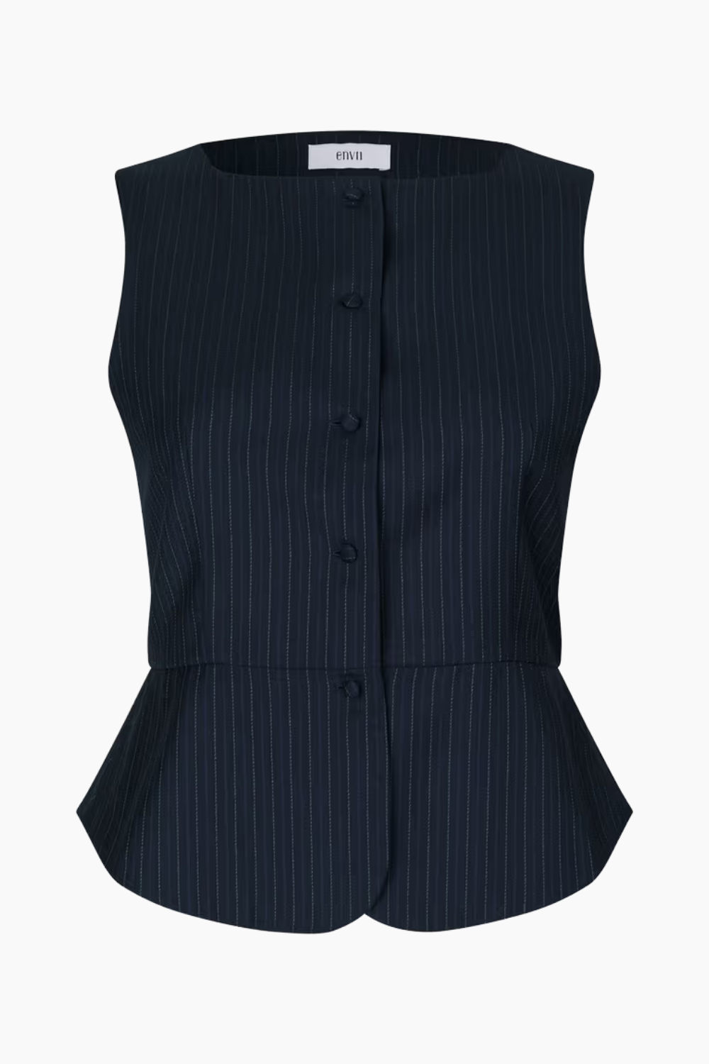 Enfresno Vest - Dark Navy Pinstripe - Envii