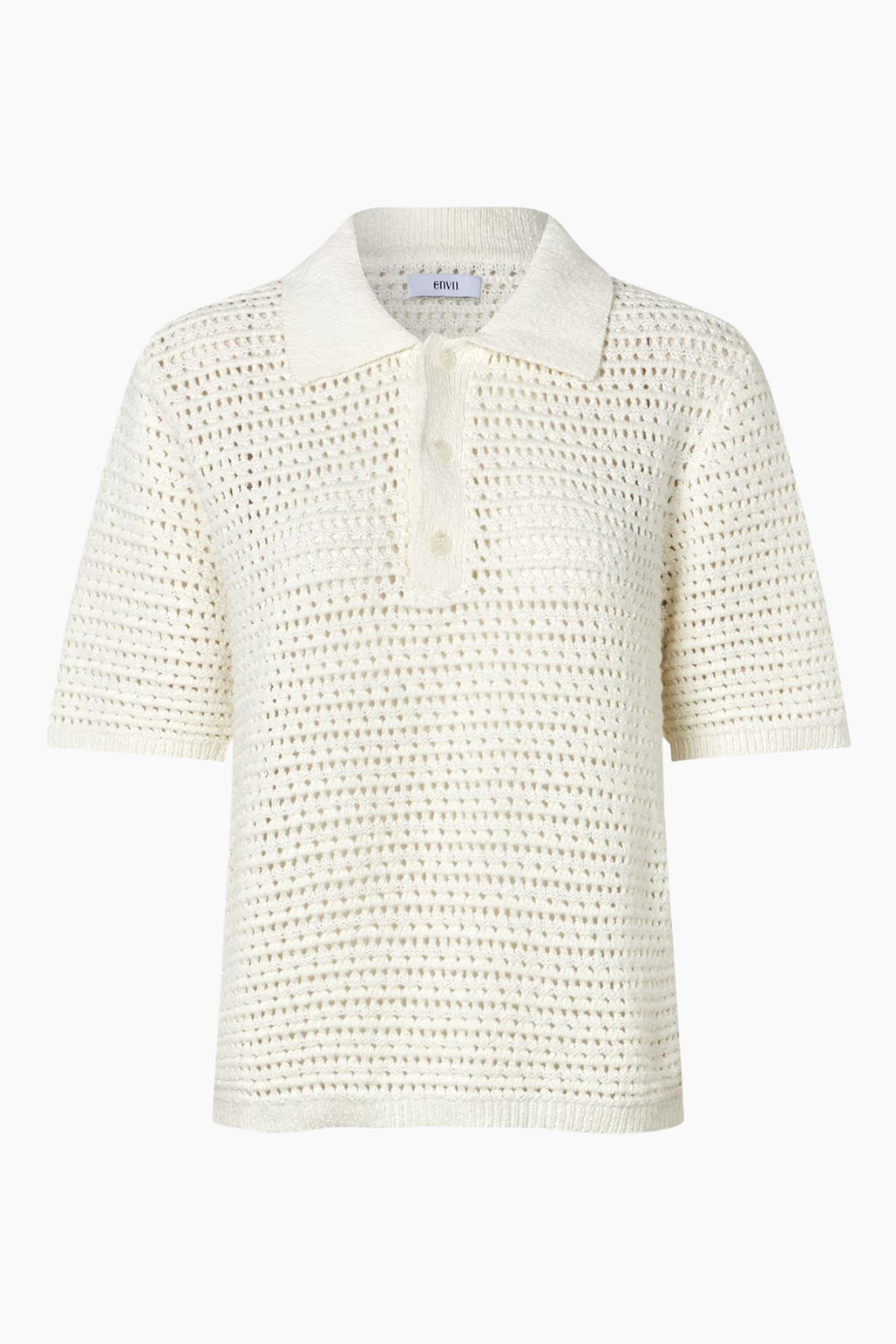 Ensofs SS Polo Knit 7254 - Gardenia - Envii