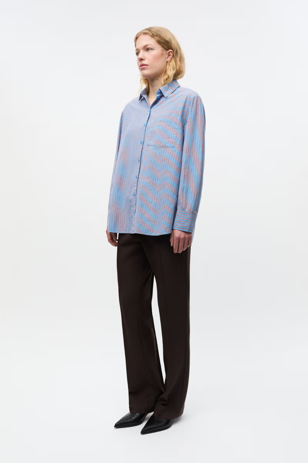 Enwebster LS Shirt ST 7119 - Cabernet Stripe - Envii