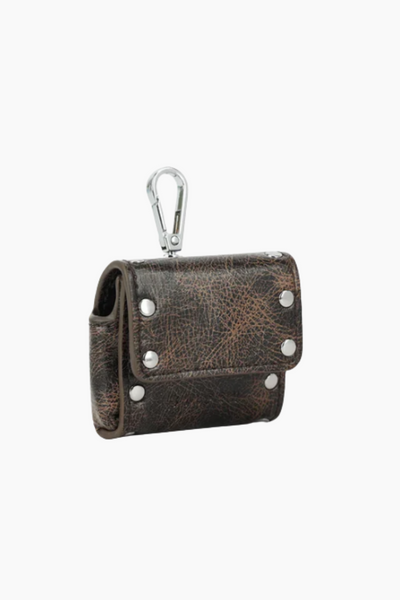 Esme Airpod Case - Brown Cracked - Silfen Studio