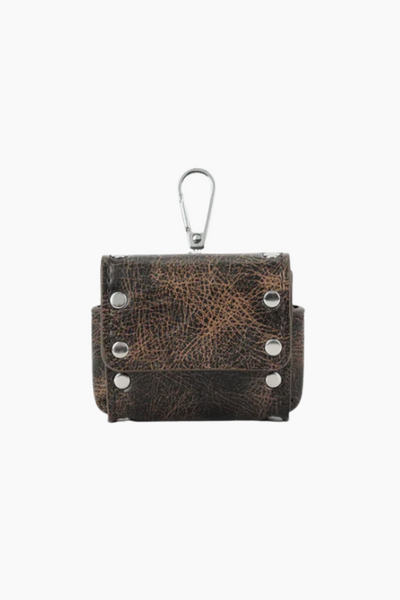 Esme Airpod Case - Brown Cracked - Silfen Studio