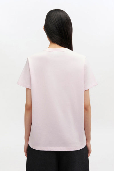 Essentials Tee A1050057 - Chalk Pink - GANNI
