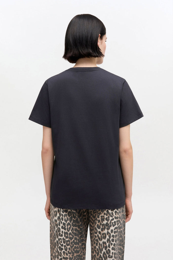 Essentials Tee A1050057 - Phantom - GANNI