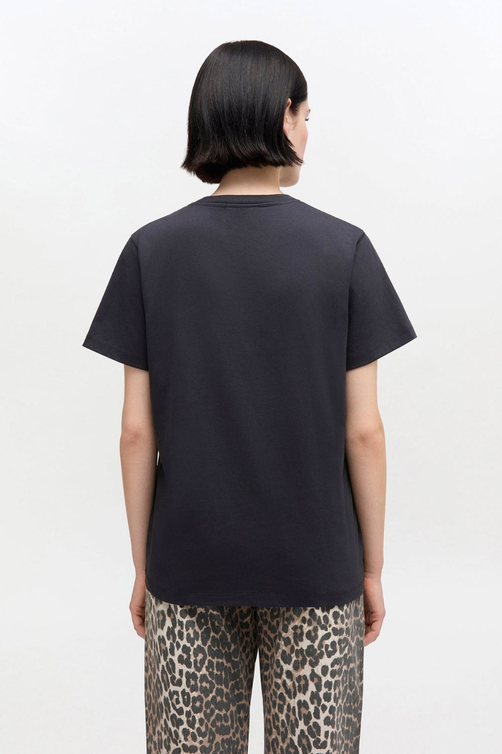 Essentials Tee A1050057 - Phantom - GANNI