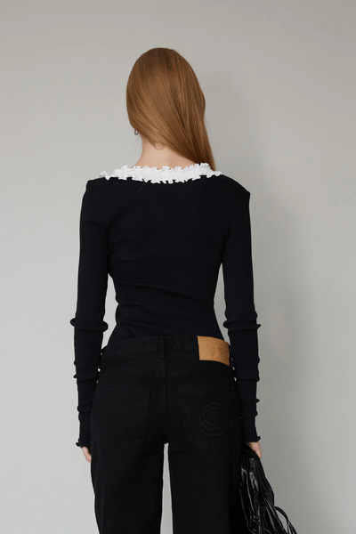 Evita Seamless Top - Black - OpéraSPORT