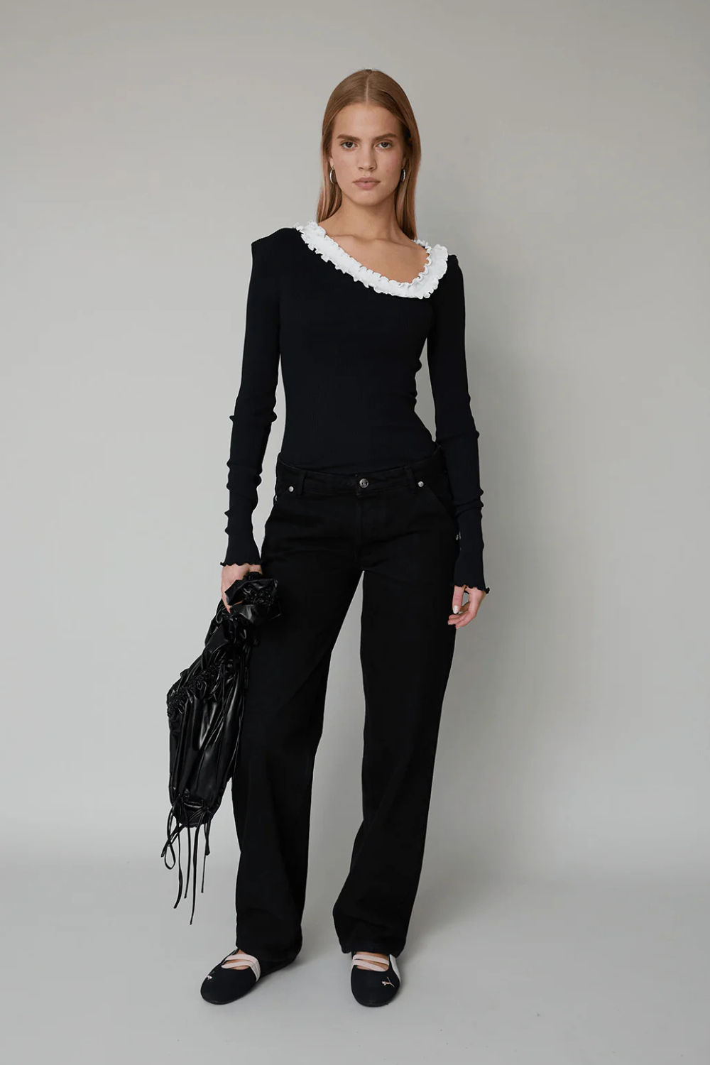 Evita Seamless Top - Black - OpéraSPORT