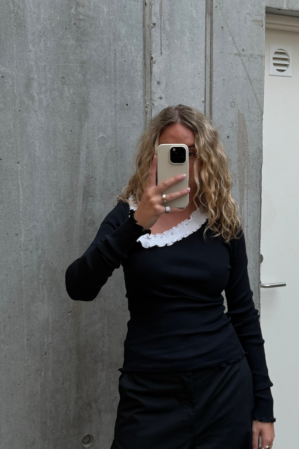 Evita Seamless Top - Black - OpéraSPORT