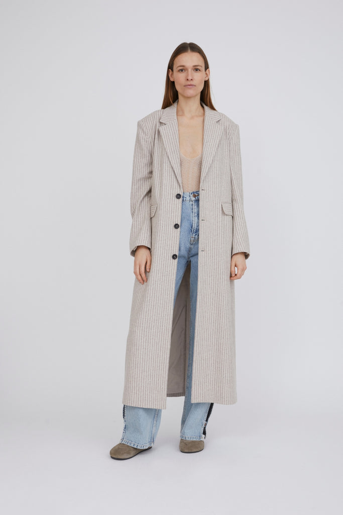 Fabulous Blazer - Beige/Sand Stripe - H2O Fagerholt