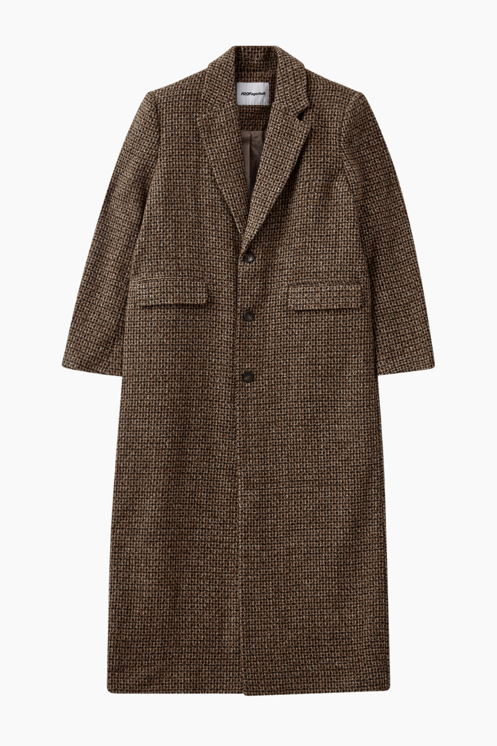 Fabulous Coat - Checked Brown - H2O Fagerholt