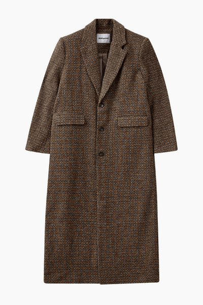 Fabulous Coat - Checked Brown - H2O Fagerholt