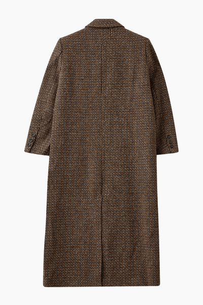 Fabulous Coat - Checked Brown - H2O Fagerholt