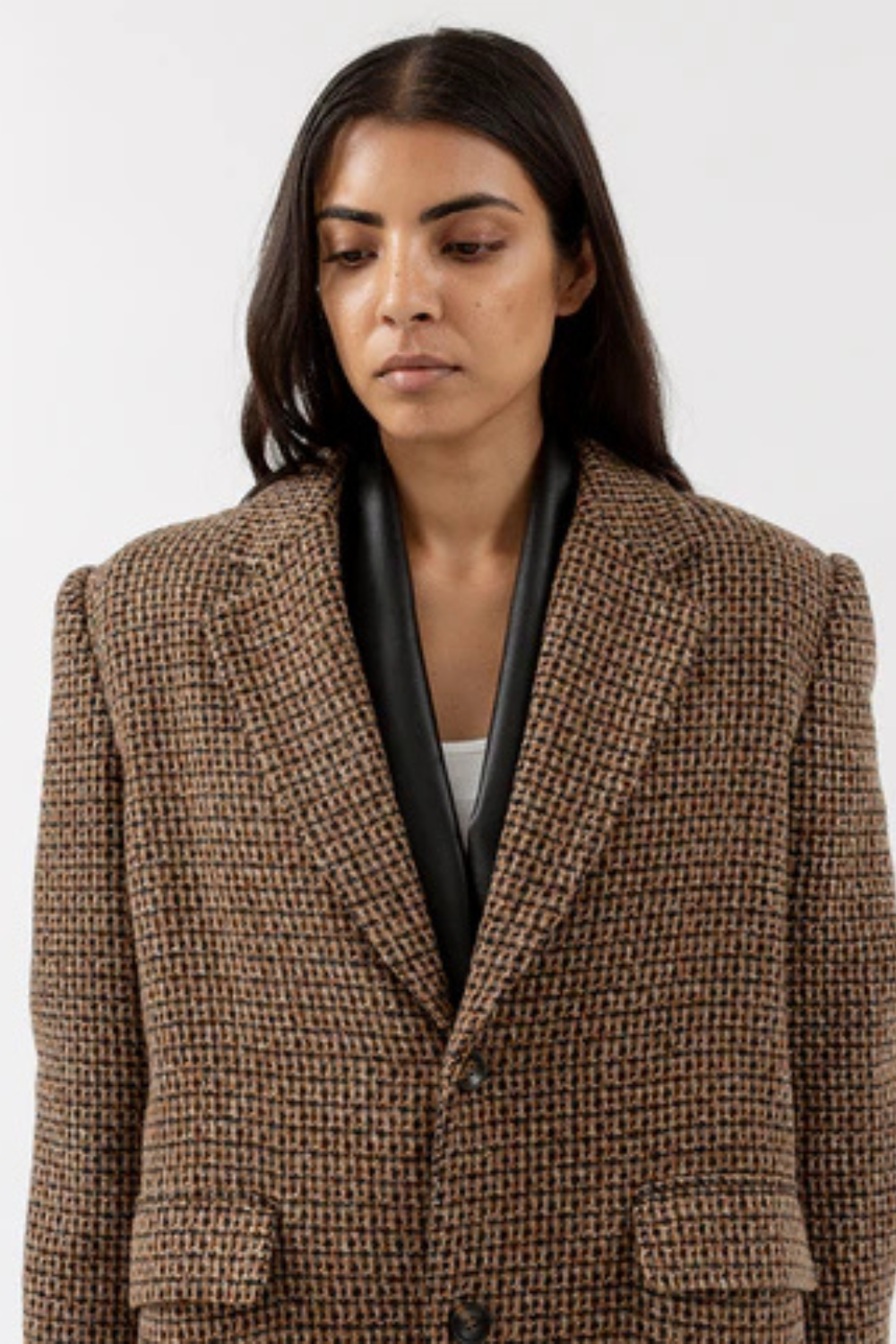 Fabulous Coat - Checked Brown - H2O Fagerholt