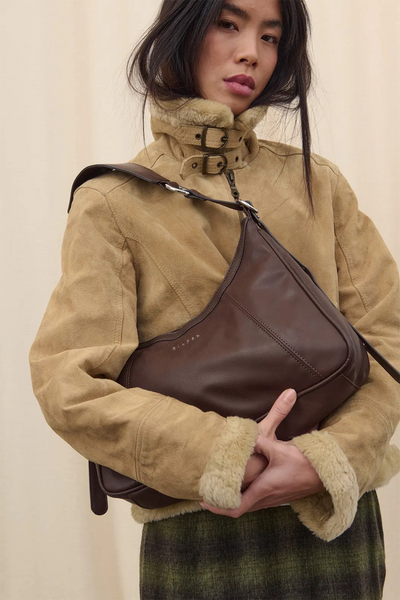 Filippa Crossbody Bag - Chocolate Brown - Silfen Studio-4