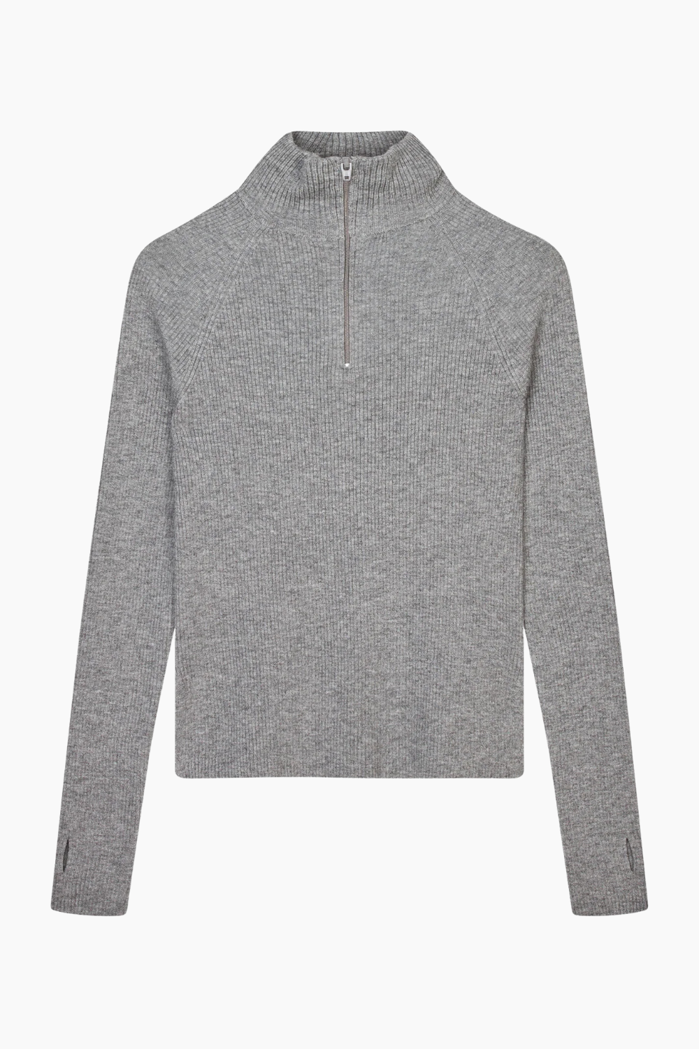 Fine Merino Ida Knit - Grey Melange - Mads Nørgaard