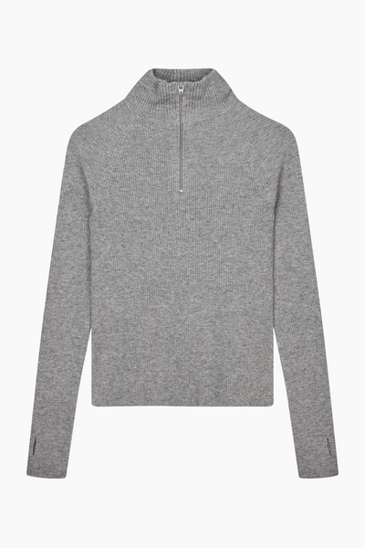 Fine Merino Ida Knit - Grey Melange - Mads Nørgaard