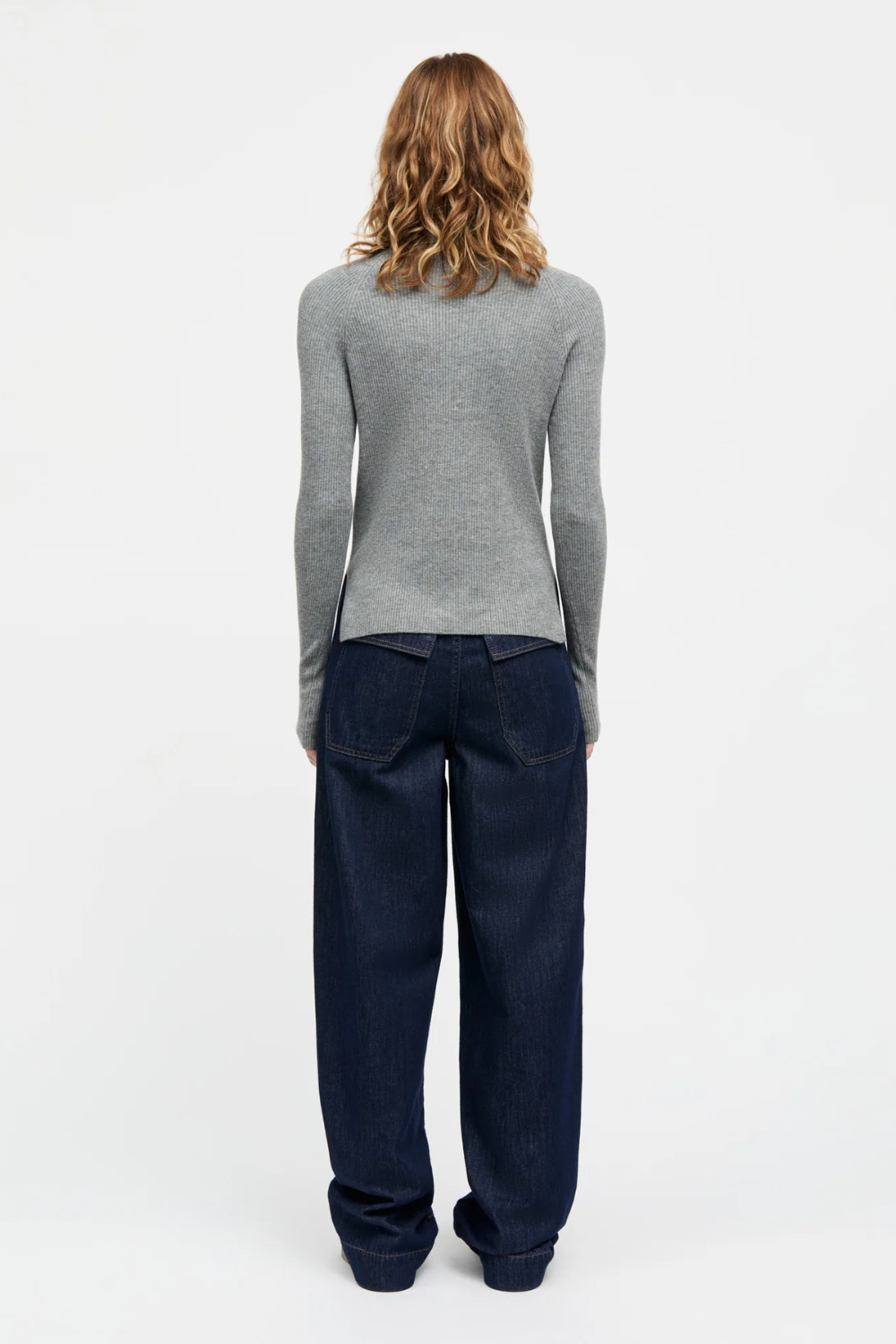 Fine Merino Ida Knit - Grey Melange - Mads Nørgaard