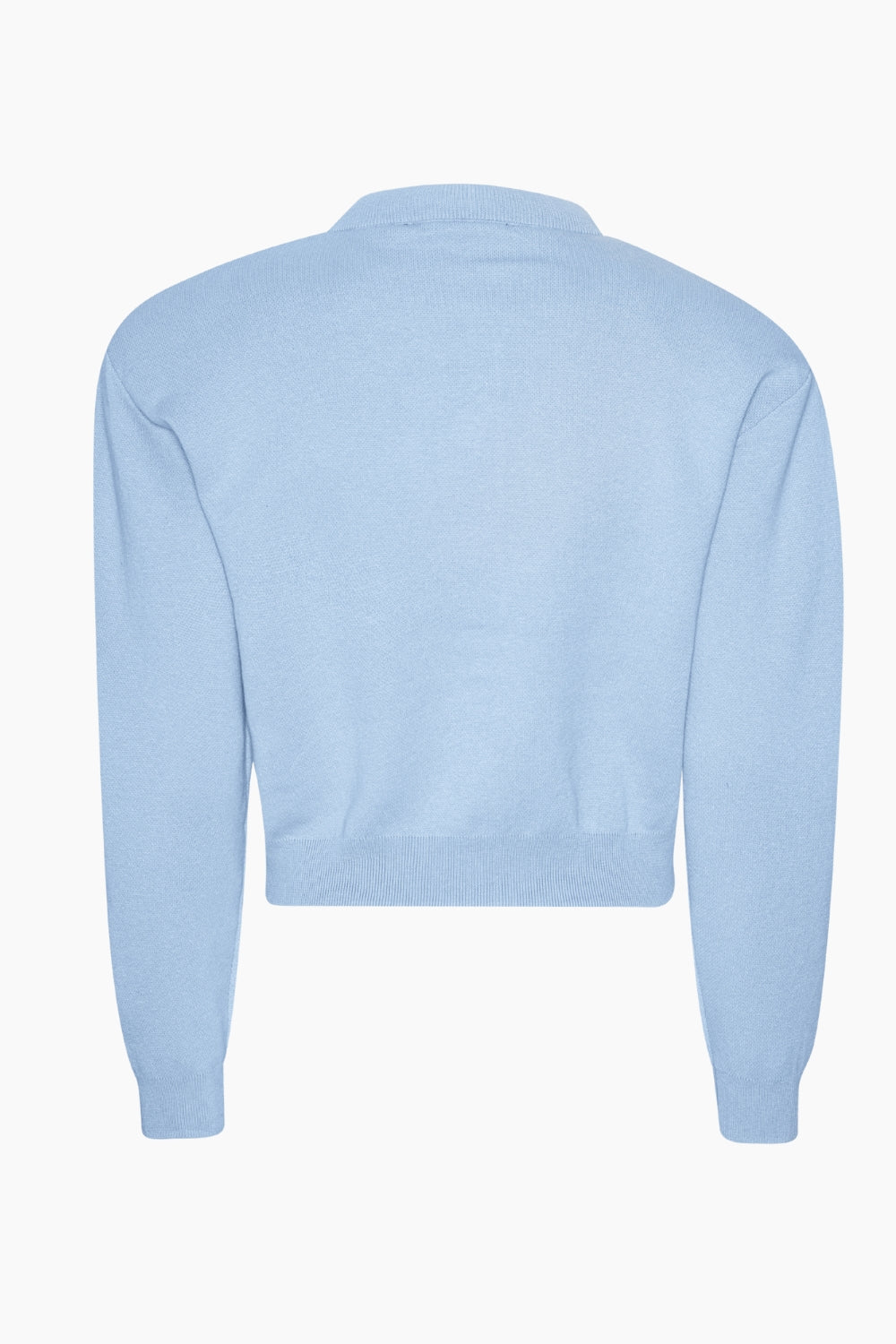 Firm Knit Cardigan - Hydrangea (Blue) - Rotate