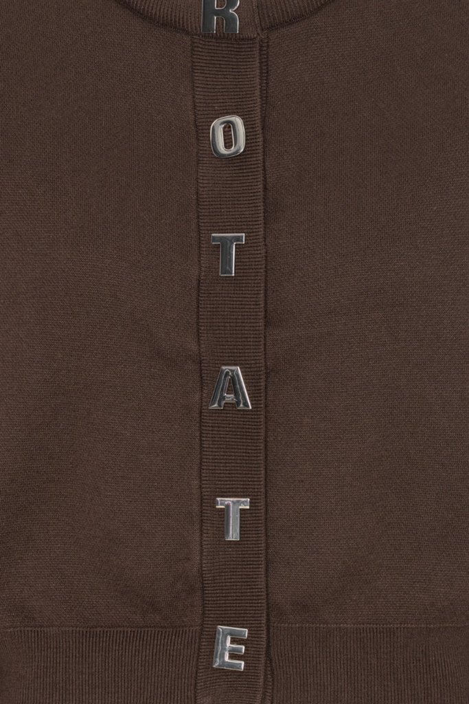 Firm Knit Cardigan - Molé - ROTATE