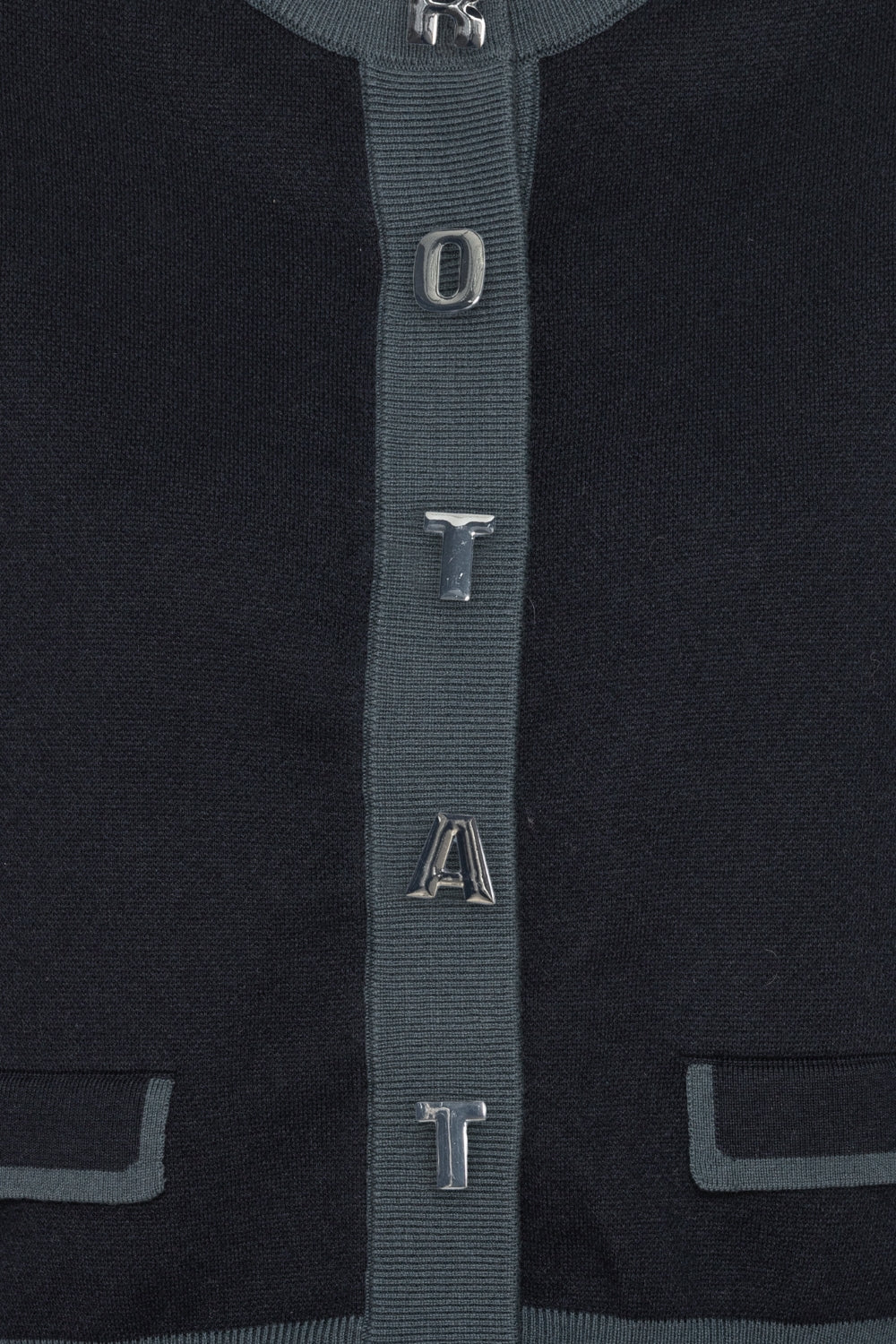 Firm Knit Cardigan - Sky Captain (Dark Blue) - Rotate