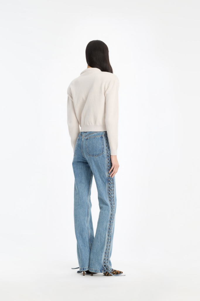 Firm Knit Cardigan - Wind Chime Grey - ROTATE