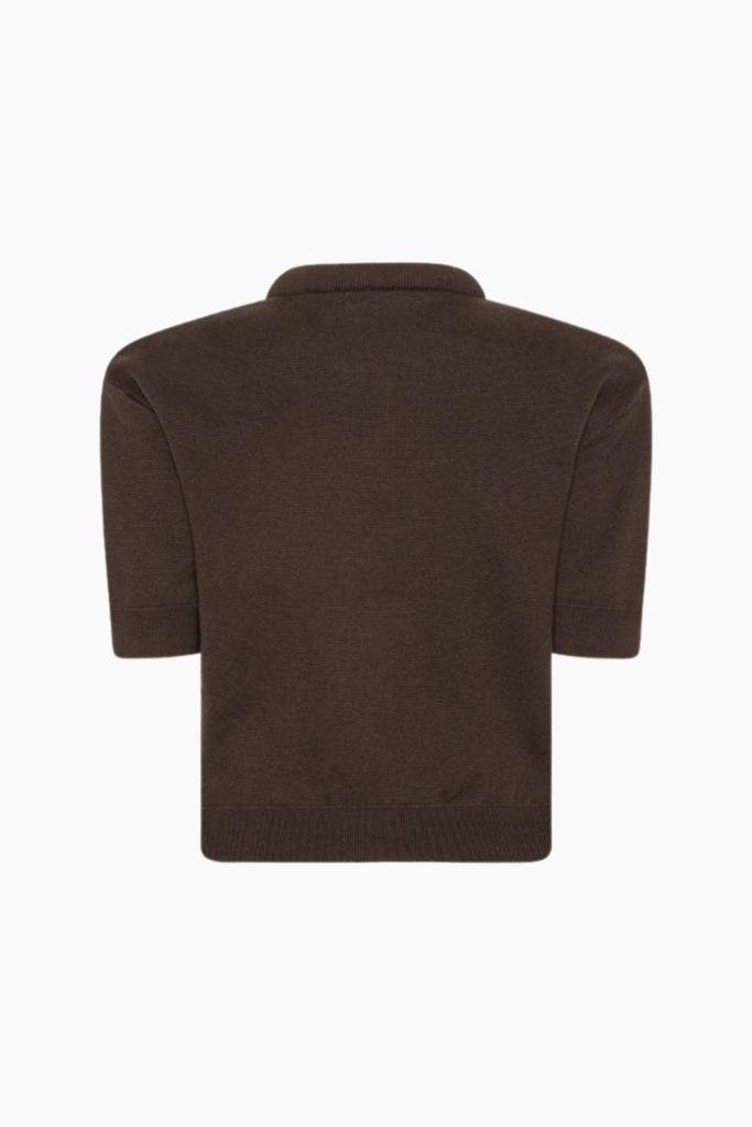 Firm Knit SS Cardigan - Molé - ROTATE