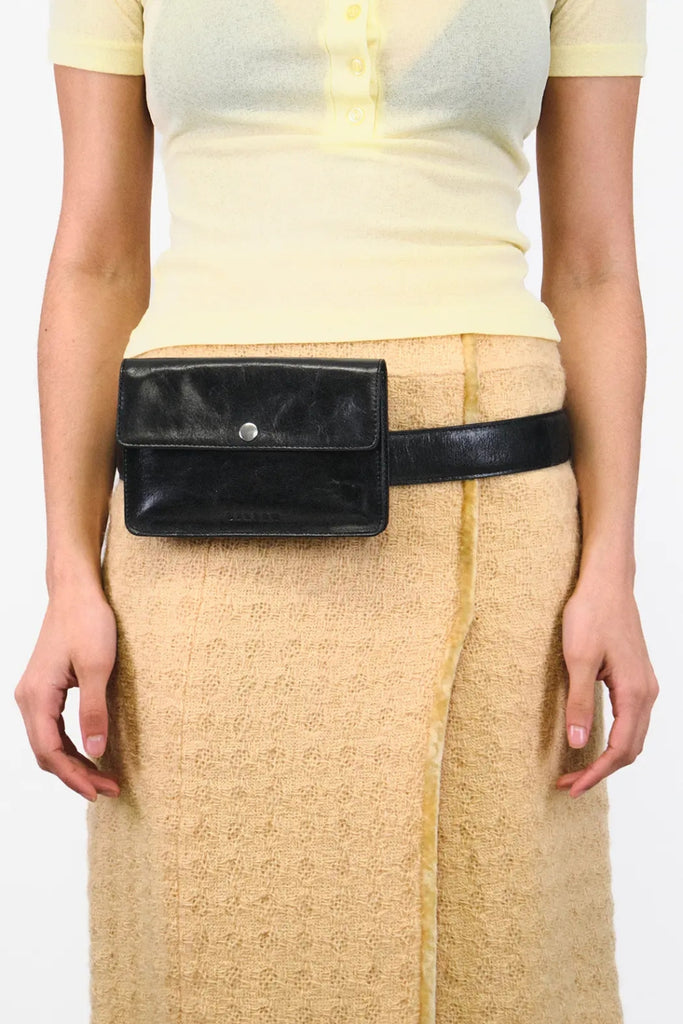 Flap Pouch - Black - Silfen Studio