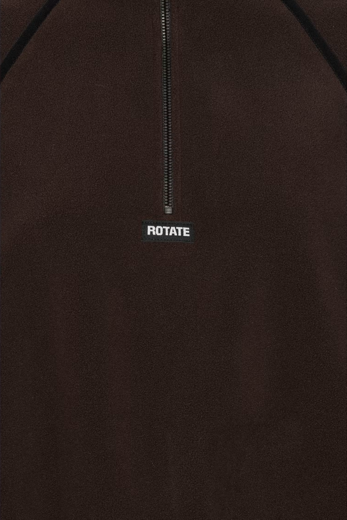 Fleece Half Zip Jacket - Molé - Rotate