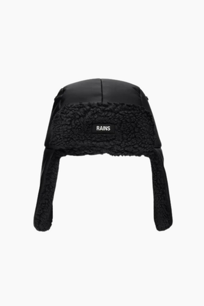 Fleece Trapper Hat W2T3 - Black - Rains