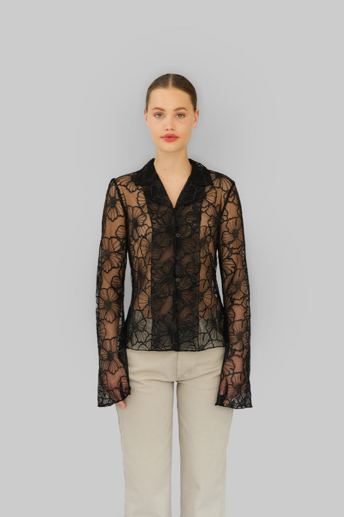 Flora Shirt - Black - OpéraSPORT