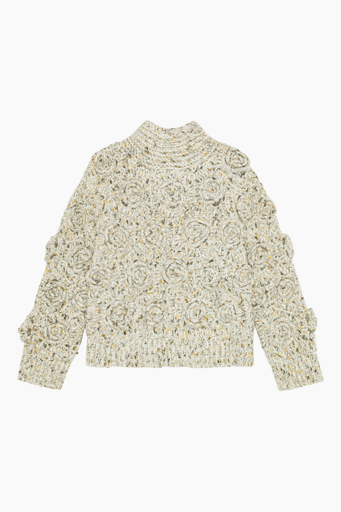 Flower Crochet Sweater K2588 - Multicolour - GANNI
