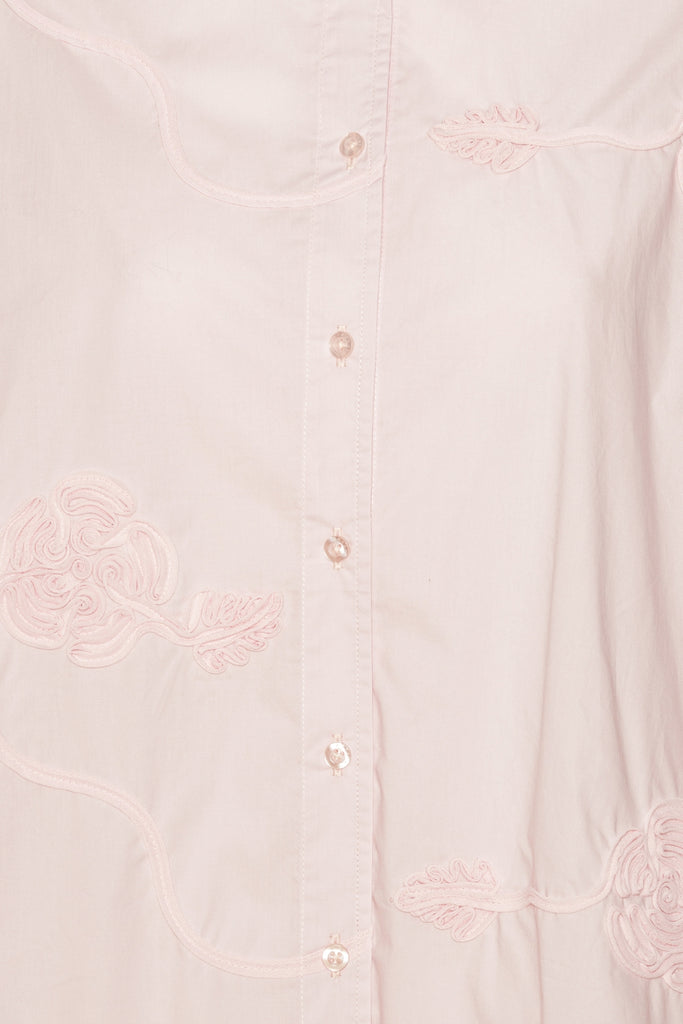 Flower Oversized Shirt - Orchid Ice - Rotate