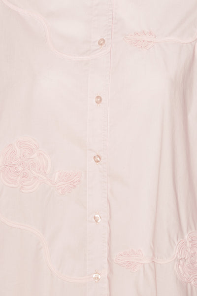 Flower Oversized Shirt - Orchid Ice - Rotate