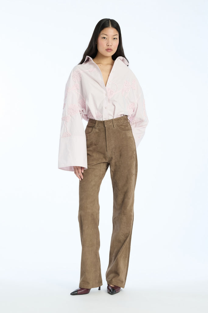Flower Oversized Shirt - Orchid Ice - Rotate