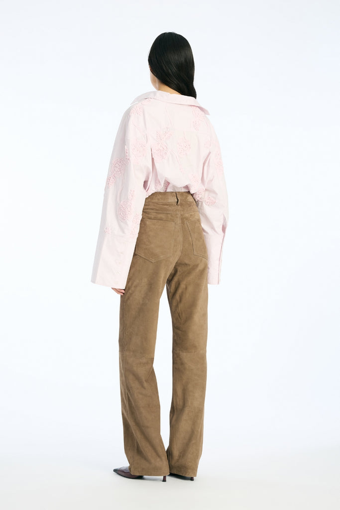 Flower Oversized Shirt - Orchid Ice - Rotate