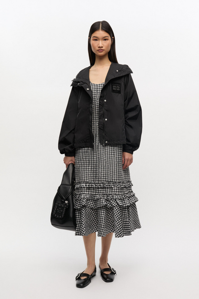 Flyweight Nylon Jacket W0736 - Black - GANNI