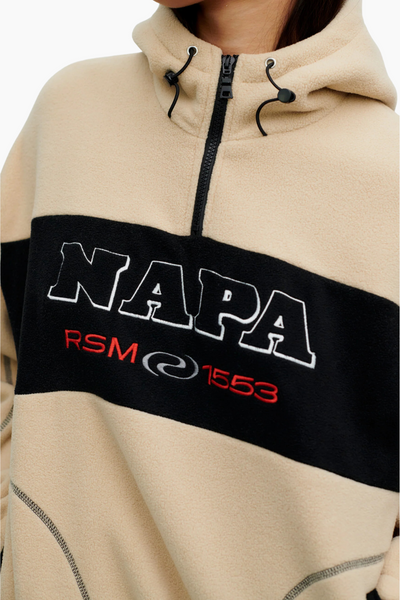FredRS Fleece Jacket - Warm Sand - Résumé-2