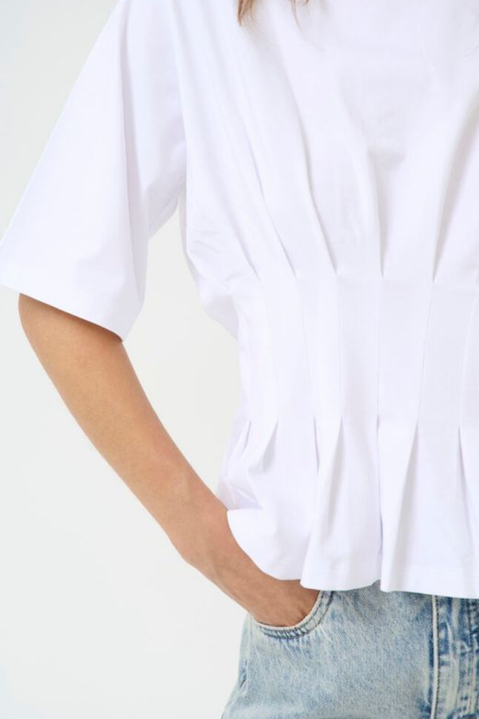 GZInez Tee - Bright White - Gestuz