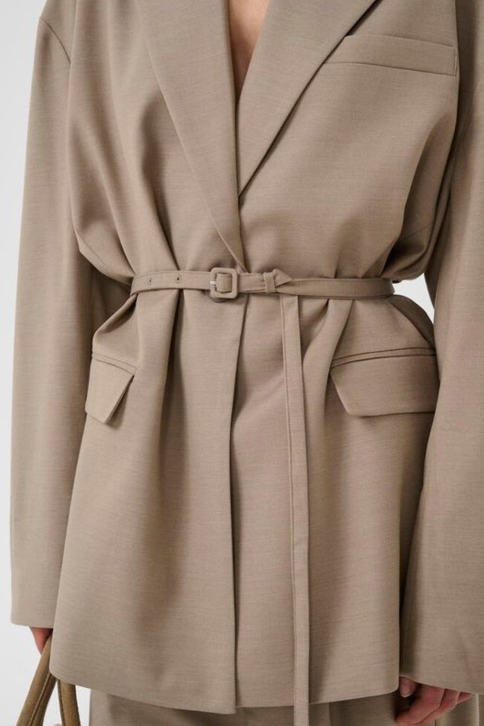 GZNella OZ Blazer - Olive Sand Melange - Gestuz