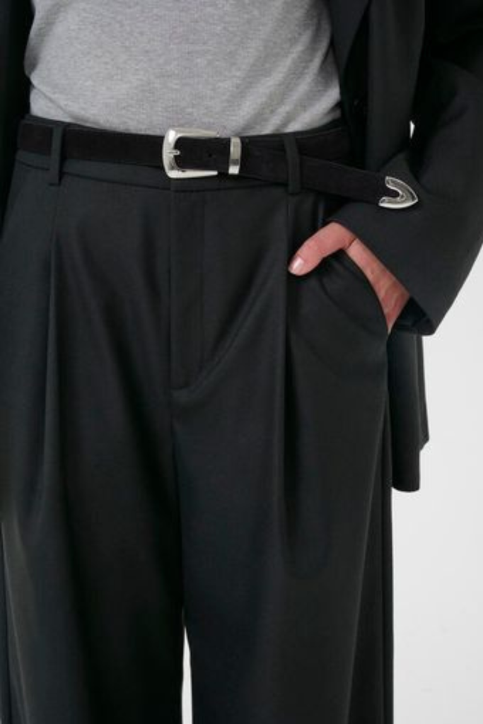 GZPaula MW Wide Pants - Black - Gestuz