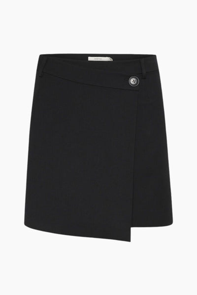 GZ Paula MW Wrap Skirt - Black - Gestuz