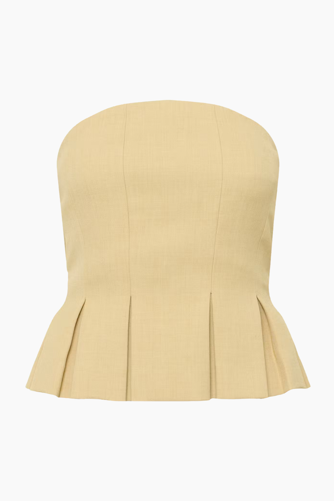 GZStacy Corsage - Pale Hay Melange - Gestuz