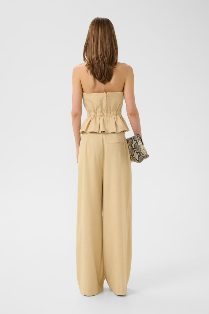 GZStacy MW Pants - Pale Hay Melange - Gestuz