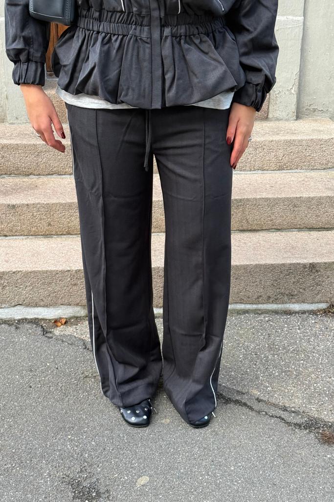 GZalezia HW Pants - Grey Herringbone - Gestuz