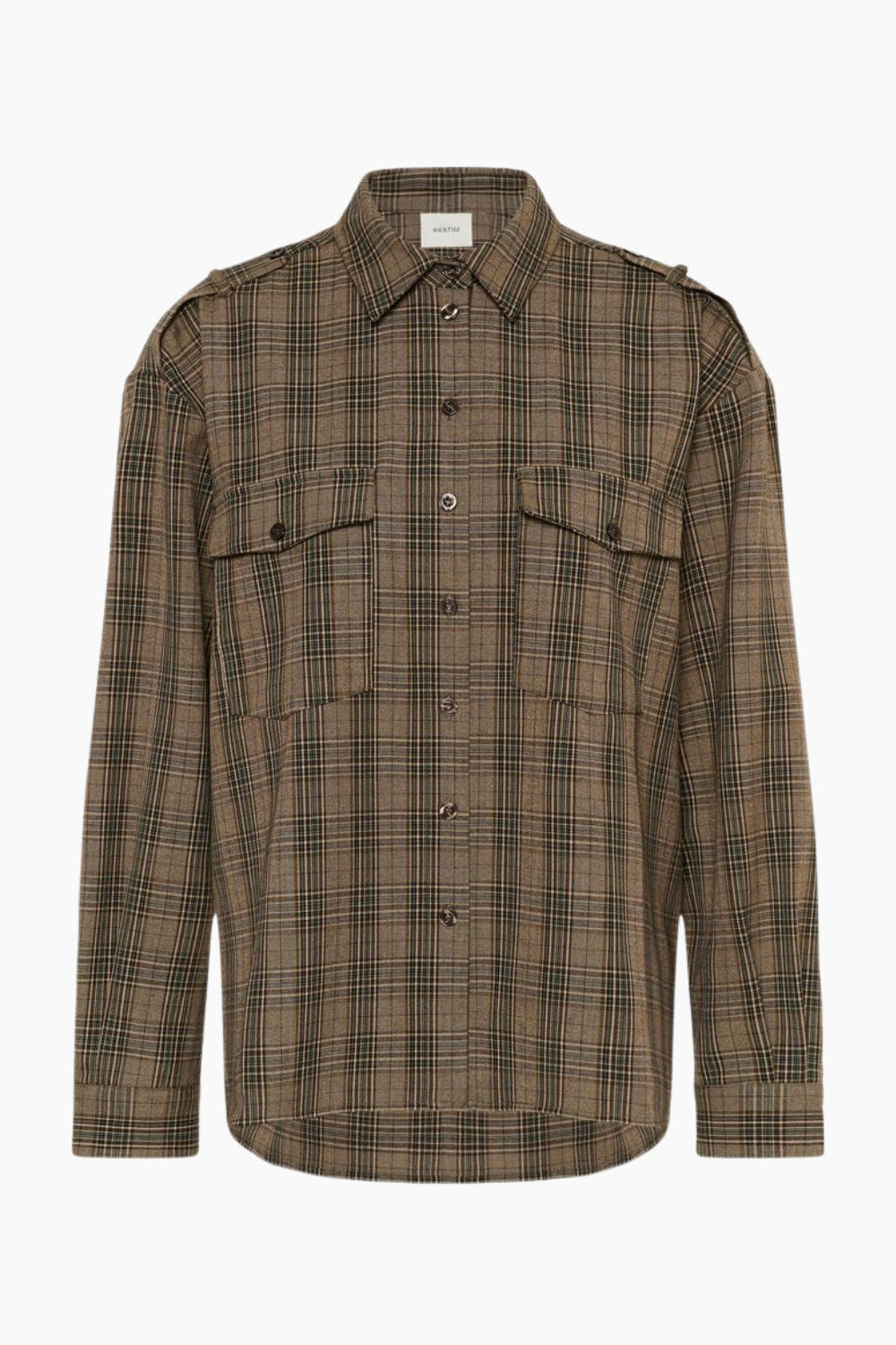 GZalizia Shirt - Brown Check - Gestuz
