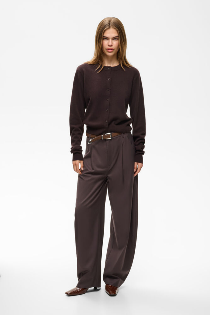 GZcallia MW Barrel Pants - Deep Plum - Gestuz