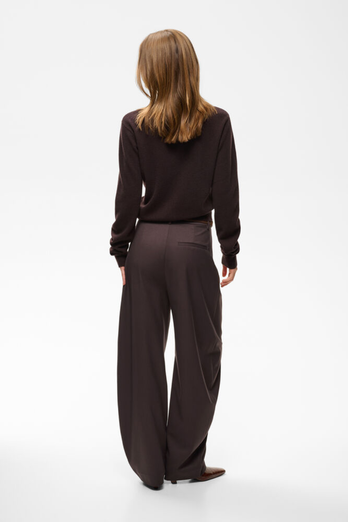 GZcallia MW Barrel Pants - Deep Plum - Gestuz